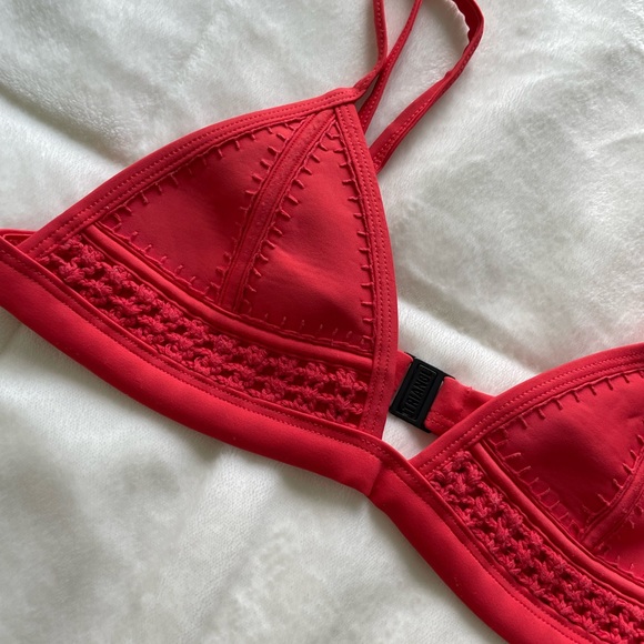 Triangl red bikini set - Picture 4 of 8